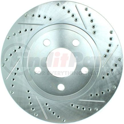 227.62055L by STOPTECH - StopTech Select Sport Drilled and Slotted Brake Rotor; Front Left
