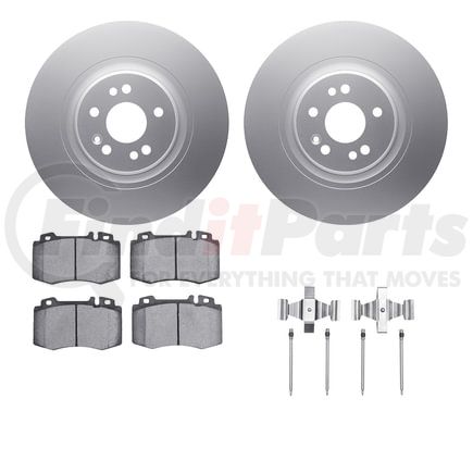 4612-63066 by DYNAMIC FRICTION COMPANY - Geospec Rotors with 5000 Euro Ceramic Brake Pads includes Hardware