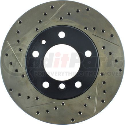 127.34021R by STOPTECH - StopTech Sport Drilled & Slotted Brake Rotor; Front Right