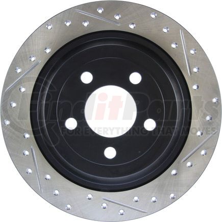 127.61111L by STOPTECH - StopTech Sport Drilled & Slotted Brake Rotor; Rear Left