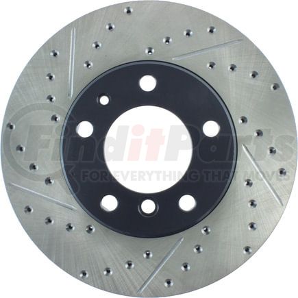 127.34024R by STOPTECH - Sport Drilled & Slotted Brake Rotor, Front Right
