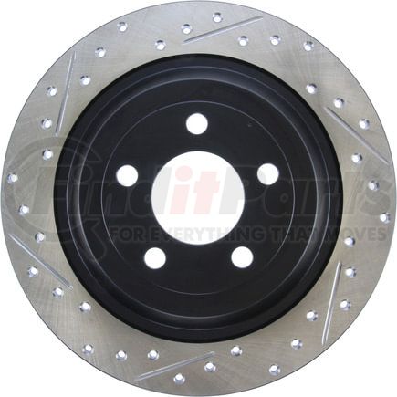 127.61111R by STOPTECH - StopTech Sport Drilled & Slotted Brake Rotor; Rear Right