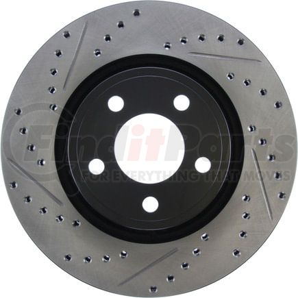 127.61112R by STOPTECH - StopTech Sport Drilled & Slotted Brake Rotor; Front Right