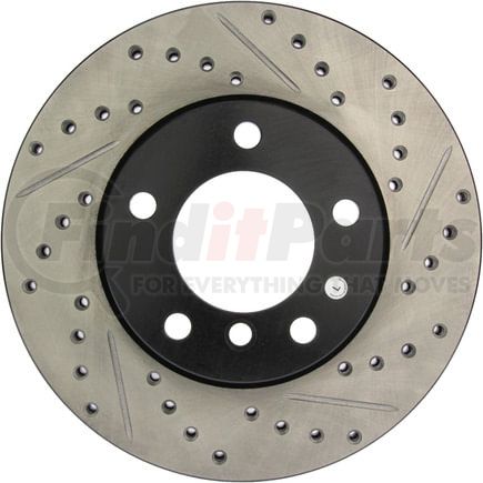 127.34029L by STOPTECH - StopTech Sport Drilled & Slotted Brake Rotor; Front Left