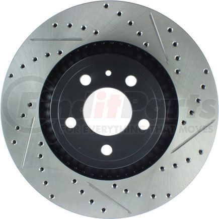 127.61114L by STOPTECH - StopTech Sport Drilled & Slotted Brake Rotor; Front Left