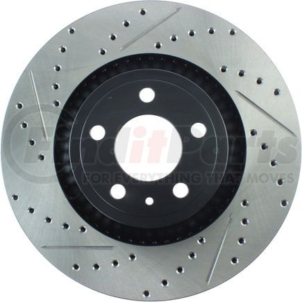 StopTech 127.61114R Disc Brake Rotor StopTech Sport Drilled & Slotted Brake Rotor; Front Right