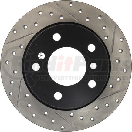 127.34030L by STOPTECH - StopTech Sport Drilled & Slotted Brake Rotor; Rear Left
