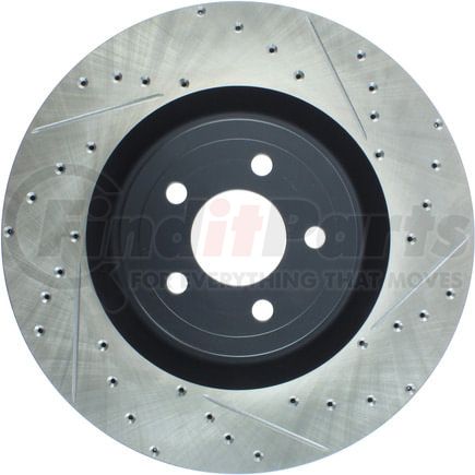 127.61116L by STOPTECH - StopTech Sport Drilled & Slotted Brake Rotor; Front Left