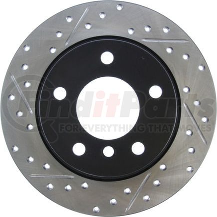 StopTech 127.34030R Disc Brake Rotor StopTech Sport Drilled & Slotted Brake Rotor; Rear Right