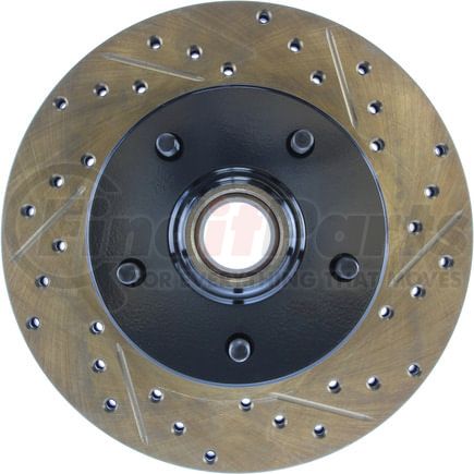 127.62000CL by STOPTECH - Sport Cryo Drilled & Slotted Brake Rotor, Front Left