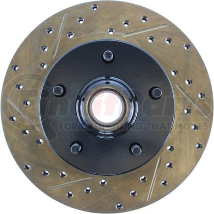 127.62000CR by STOPTECH - Sport Cryo Drilled & Slotted Brake Rotor, Front Right