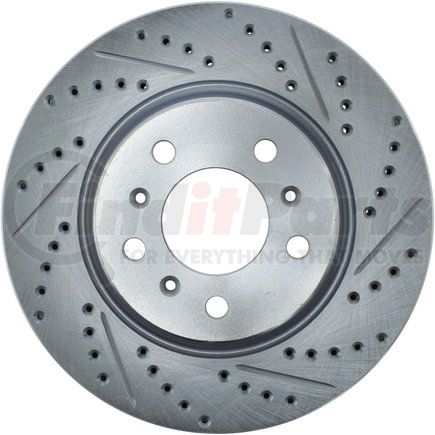 227.62073L by STOPTECH - StopTech Select Sport Drilled and Slotted Brake Rotor; Front Left