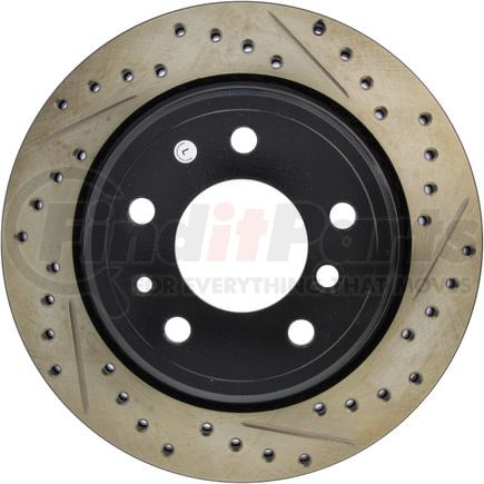 127.34034L by STOPTECH - StopTech Sport Drilled & Slotted Brake Rotor; Rear Left