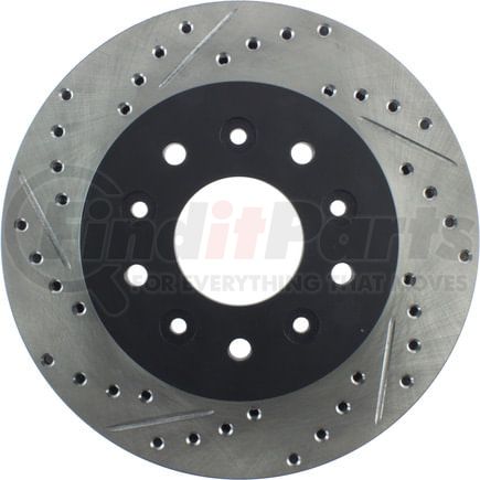 127.62010CR by STOPTECH - StopTech Sport Cryo Drilled & Slotted Brake Rotor; Front Right