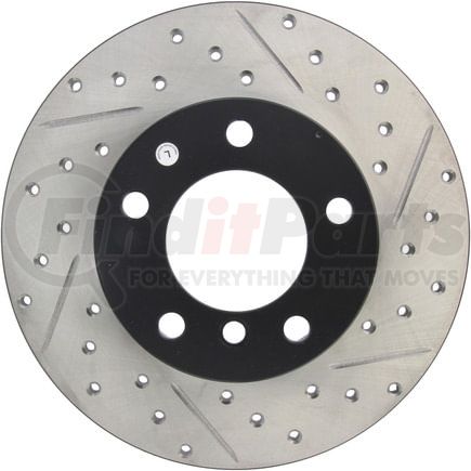 127.34040L by STOPTECH - StopTech Sport Drilled & Slotted Brake Rotor; Front Left