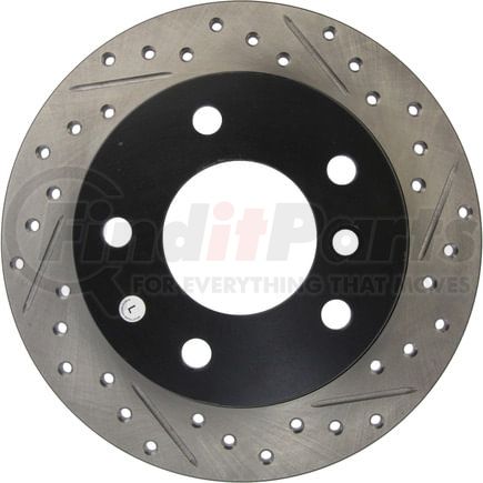 127.34041L by STOPTECH - Sport Drilled & Slotted Brake Rotor, Rear Left
