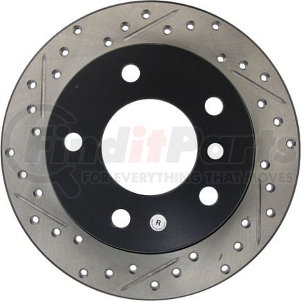127.34041R by STOPTECH - Sport Drilled & Slotted Brake Rotor, Rear Right