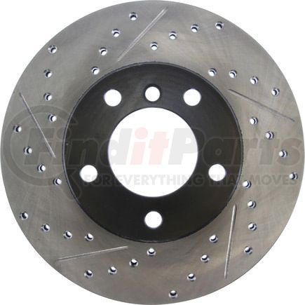 127.34045L by STOPTECH - StopTech Sport Drilled & Slotted Brake Rotor; Front Left