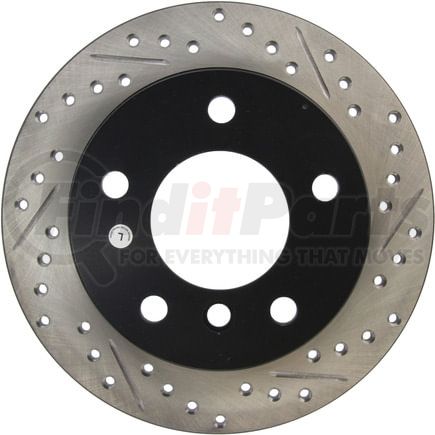 StopTech 127.34047L Disc Brake Rotor StopTech Sport Drilled & Slotted Brake Rotor; Rear Left