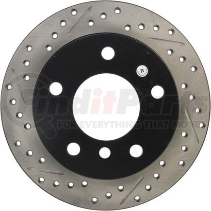 127.34047R by STOPTECH - StopTech Sport Drilled & Slotted Brake Rotor; Rear Right