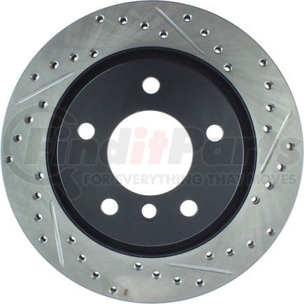 127.34049CL by STOPTECH - StopTech Sport Cryo Drilled & Slotted Brake Rotor; Rear Left