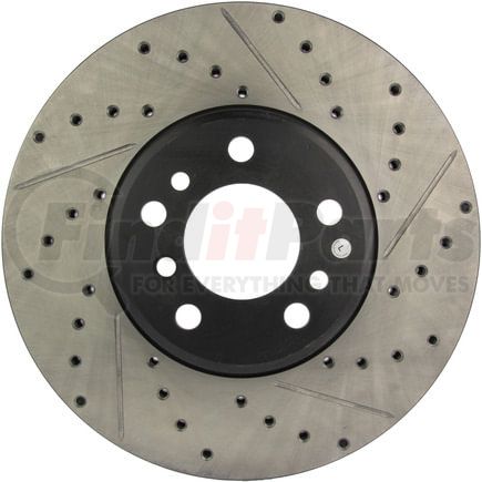 127.34050L by STOPTECH - StopTech Sport Drilled & Slotted Brake Rotor; Front Left