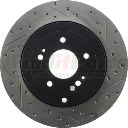 StopTech 127.51035L Disc Brake Rotor StopTech Sport Drilled & Slotted Brake Rotor; Rear Left
