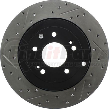 127.51035R by STOPTECH - StopTech Sport Drilled & Slotted Brake Rotor; Rear Right