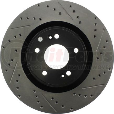 127.51036L by STOPTECH - StopTech Sport Drilled & Slotted Brake Rotor; Front Left