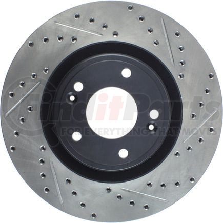 127.51038L by STOPTECH - StopTech Sport Drilled & Slotted Brake Rotor; Front Left
