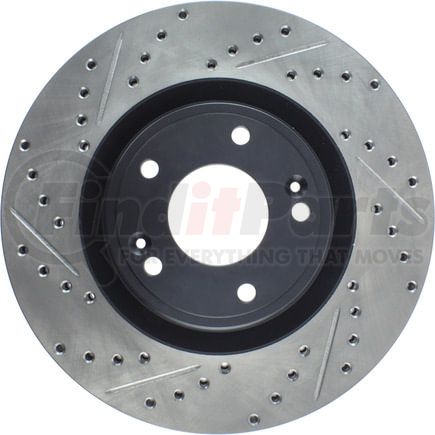 127.51038R by STOPTECH - StopTech Sport Drilled & Slotted Brake Rotor; Front Right