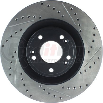 127.51042CL by STOPTECH - StopTech Sport Cryo Drilled & Slotted Brake Rotor; Front Left