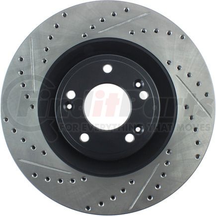 127.51042CR by STOPTECH - StopTech Sport Cryo Drilled & Slotted Brake Rotor; Front Right