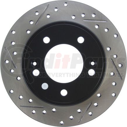 127.51043R by STOPTECH - StopTech Sport Drilled & Slotted Brake Rotor; Rear Right