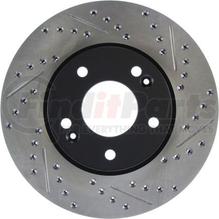 127.51044L by STOPTECH - StopTech Sport Drilled & Slotted Brake Rotor; Front Left