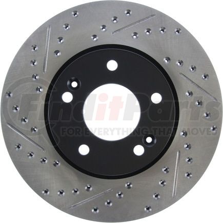 127.51044R by STOPTECH - StopTech Sport Drilled & Slotted Brake Rotor; Front Right