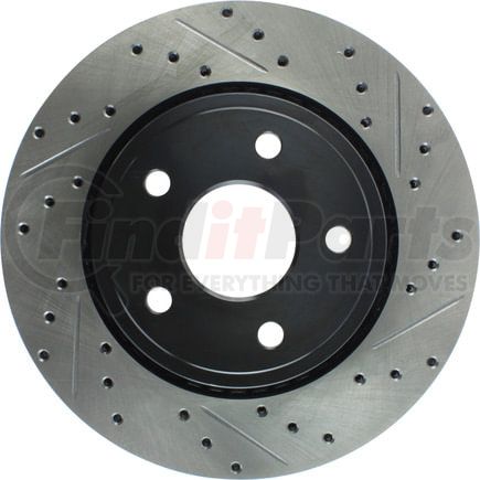 127.58001L by STOPTECH - StopTech Sport Drilled & Slotted Brake Rotor; Front Left