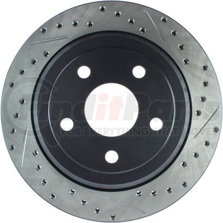 127.58007L by STOPTECH - StopTech Sport Drilled & Slotted Brake Rotor; Rear Left