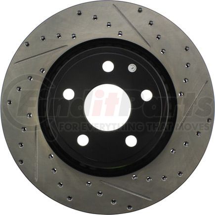 127.58008L by STOPTECH - StopTech Sport Drilled & Slotted Brake Rotor; Front Left