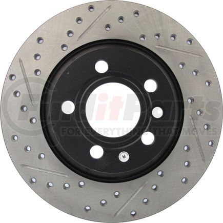 StopTech 127.33076CR Disc Brake Rotor StopTech Sport Cryo Drilled & Slotted Brake Rotor; Rear Right