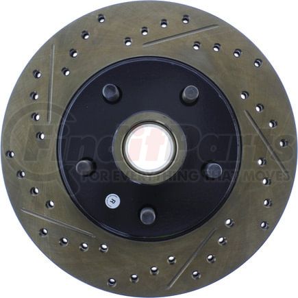 127.61000R by STOPTECH - Sport Drilled & Slotted Brake Rotor, Front Right