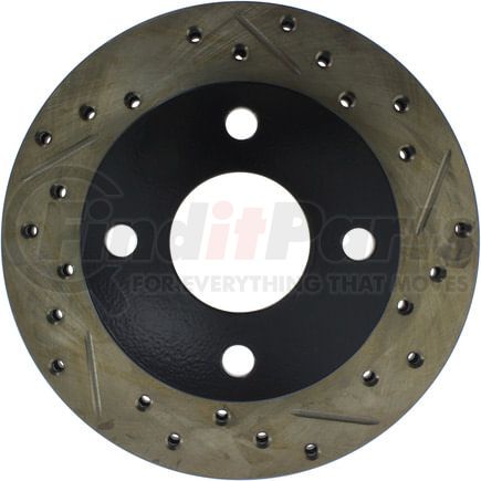 127.61001L by STOPTECH - StopTech Sport Drilled & Slotted Brake Rotor; Front Left