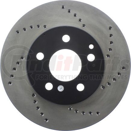 128.35109L by STOPTECH - StopTech Sport Cross Drilled Brake Rotor; Front Left