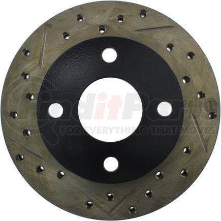 127.61001R by STOPTECH - StopTech Sport Drilled & Slotted Brake Rotor; Front Right