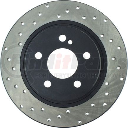 128.35112CR by STOPTECH - StopTech Sport Cryo Drilled Brake Rotor; Rear Right