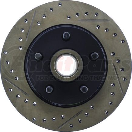 127.61002R by STOPTECH - Sport Drilled & Slotted Brake Rotor, Front Right