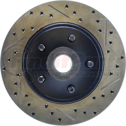 127.61003L by STOPTECH - Sport Drilled & Slotted Brake Rotor, Front Left