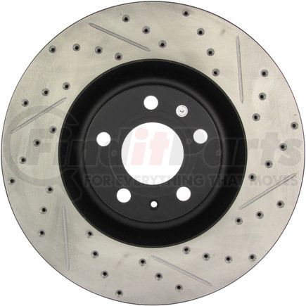 127.33087L by STOPTECH - StopTech Sport Drilled & Slotted Brake Rotor; Front Left
