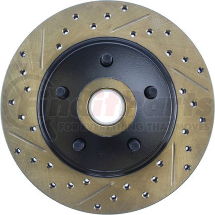 127.61018R by STOPTECH - Sport Drilled & Slotted Brake Rotor, Front Right