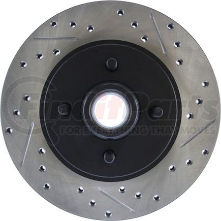 127.61026L by STOPTECH - Sport Drilled & Slotted Brake Rotor, Front Left
